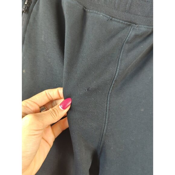 Aape by A Bathing Ape Sweatpants BAPE Lounge Black Joggers LOGO Size Large - Picture 10 of 11